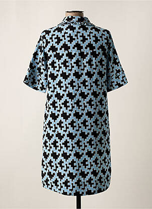Robe courte manches courtes manches courtes bleu ESSENTIEL ANTWERP femme