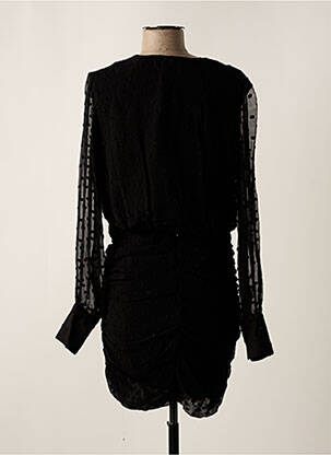 Robe courte manches longues manches longues noir OUD femme