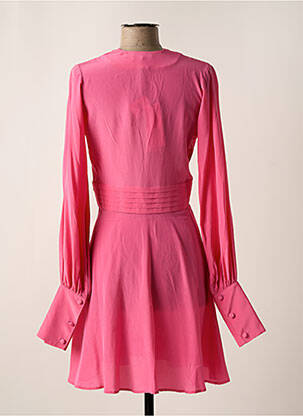 Robe courte manches longues manches longues rose OUD femme