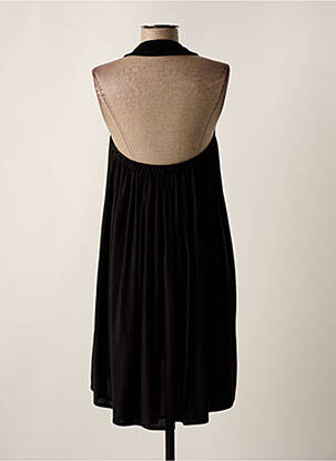 Robe courte sans manche sans manche noir STELLA PARDO femme