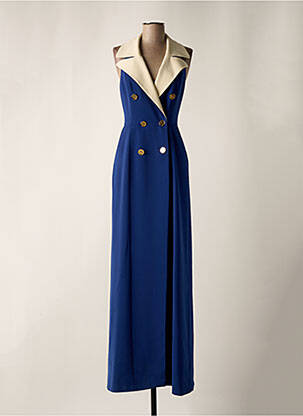 Robe longue bleu ELISABETTA FRANCHI pour femme