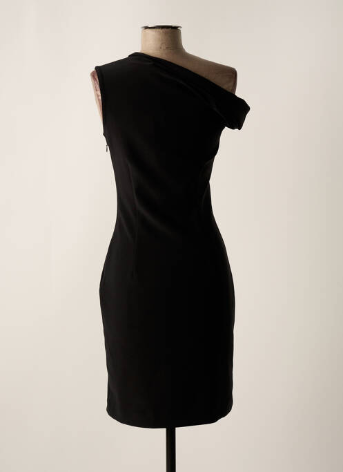 Robe mi-longue manches courtes manches courtes noir BY MALENE BIRGER femme