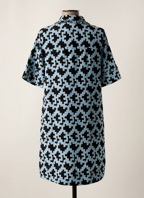 Robe courte manches courtes manches courtes bleu ESSENTIEL ANTWERP femme