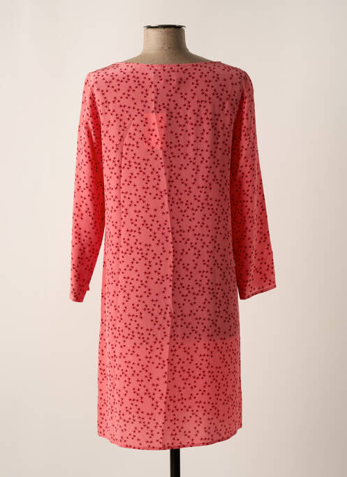 Robe courte manches longues manches longues rose ATTIC AND BARN femme