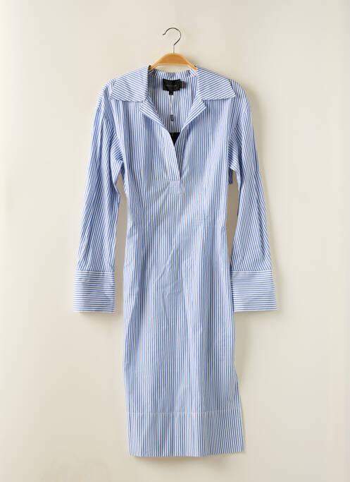 Robe mi-longue bleu BIRGITTE HERSKIND pour femme