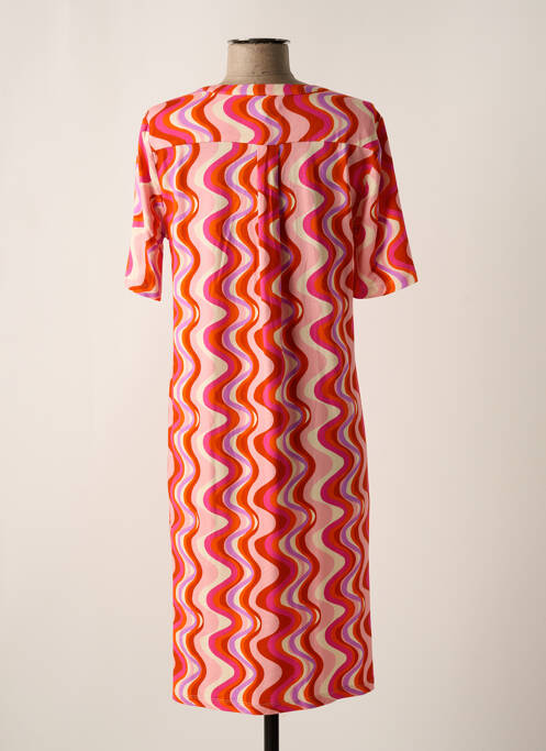 Robe mi-longue rose MAYJUNE pour femme