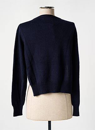 Pull col rond manches longues bleu SEMICOUTURE femme