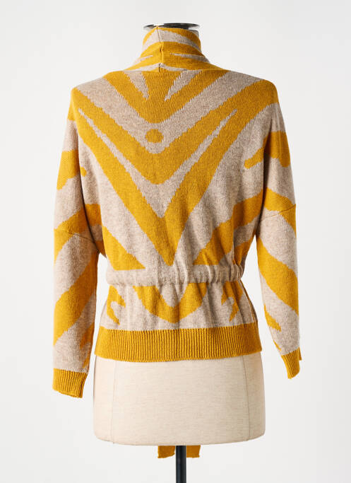 Gilet manches longues jaune TINSELS femme