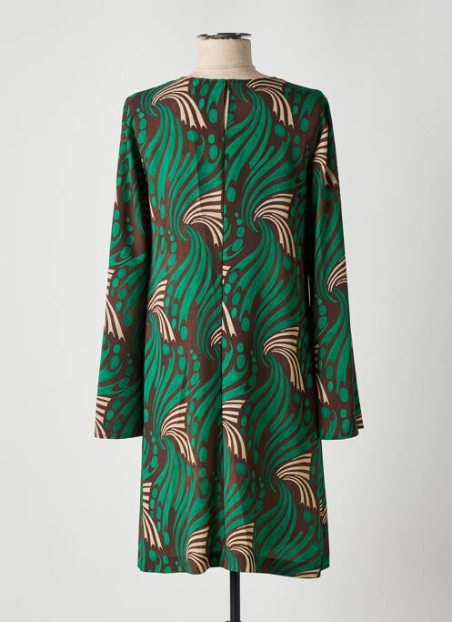 Robe mi-longue vert MALIPARMI pour femme
