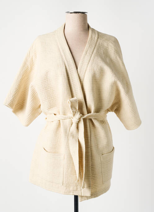 Veste kimono beige DIEGA pour femme