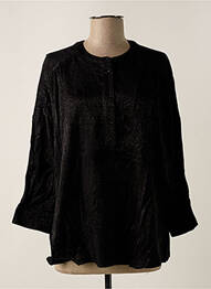 Blouse col rond manches 3/4 noir SET femme