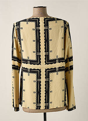 Blouse imprimé fantaisie manches longues beige BY MALENE BIRGER femme