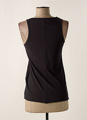 Débardeur stretch sans manche gris FINE COLLECTION femme