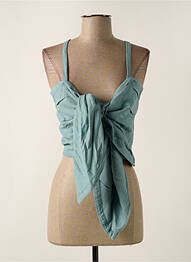 Top coupe cintrée fines bretelles bleu VALENTINE GAUTHIER femme