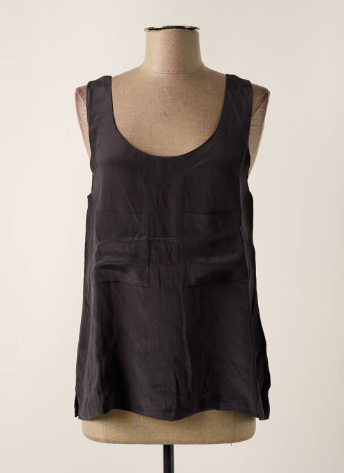 Top coupe fluide sans manche gris GAT RIMON femme