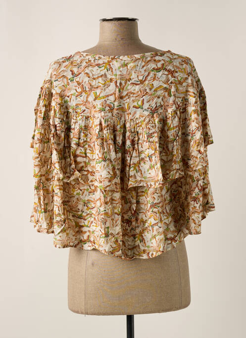 Blouse beige MY SUNDAY MORNING pour femme