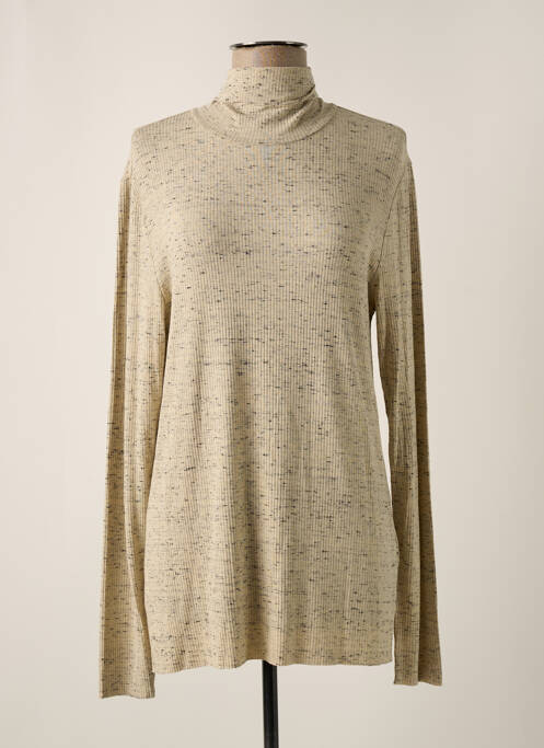 Pull col roulé beige BY MALENE BIRGER pour femme