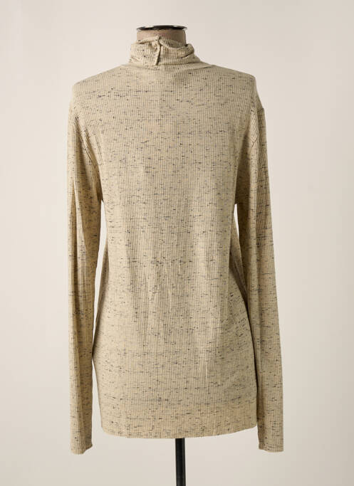 Pull col roulé beige BY MALENE BIRGER pour femme