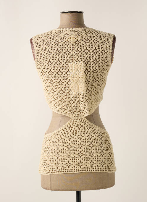 Top beige STELLA PARDO pour femme