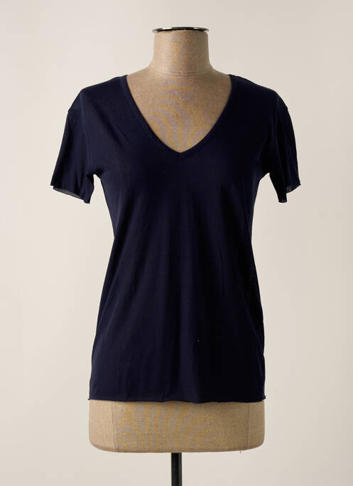 T-shirt bleu FINE PARIS pour femme