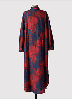 Robe longue manches longues manches longues rouge TINSELS femme