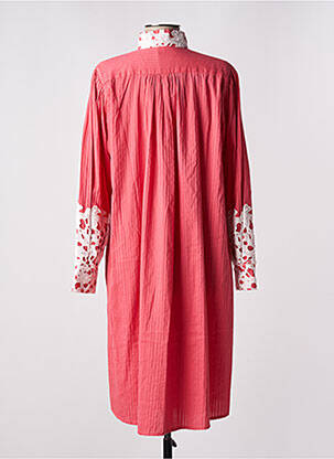 Robe mi-longue manches longues manches longues rose VALENTINE GAUTHIER femme
