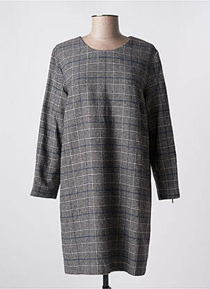 Robe courte manches longues manches longues gris VALENTINE GAUTHIER femme
