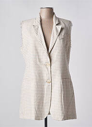 Blazer poches beige SEMICOUTURE femme