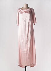 Robe longue rose SEMICOUTURE pour femme seconde vue