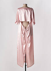 Robe longue rose SEMICOUTURE pour femme seconde vue