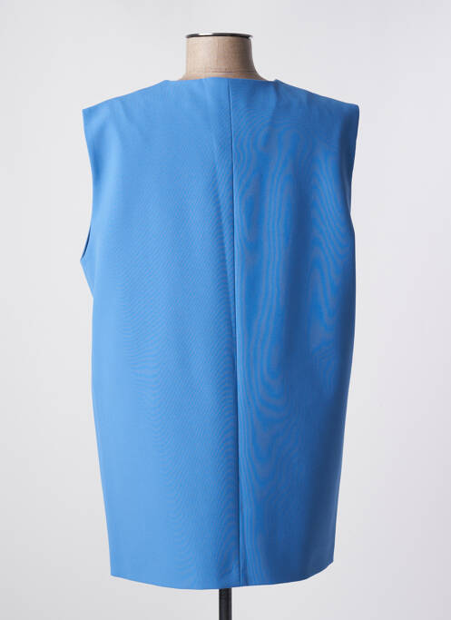 Veste chic bleu SEMICOUTURE pour femme