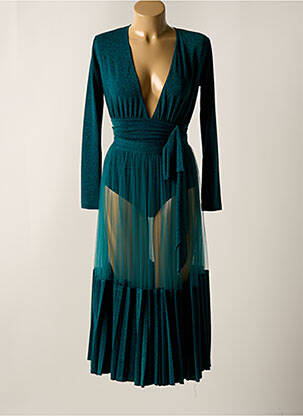 Ensemble jupe coupe fluide vert ELISABETTA FRANCHI femme