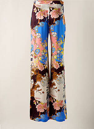 Pantalon droit taille normale taille normale marron ANGELA femme