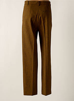 Pantalon droit fermeture zippée sous rabat boutonné taille normale marron ATTIC AND BARN femme