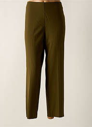 Pantalon droit taille élastique taille normale vert MOMONI femme