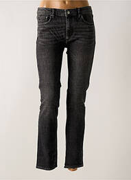 Jeans coupe slim tissage brut taille normale noir CHLOÉ STORA femme