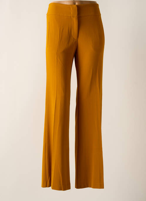 Pantalon droit jaune MOMONI pour femme