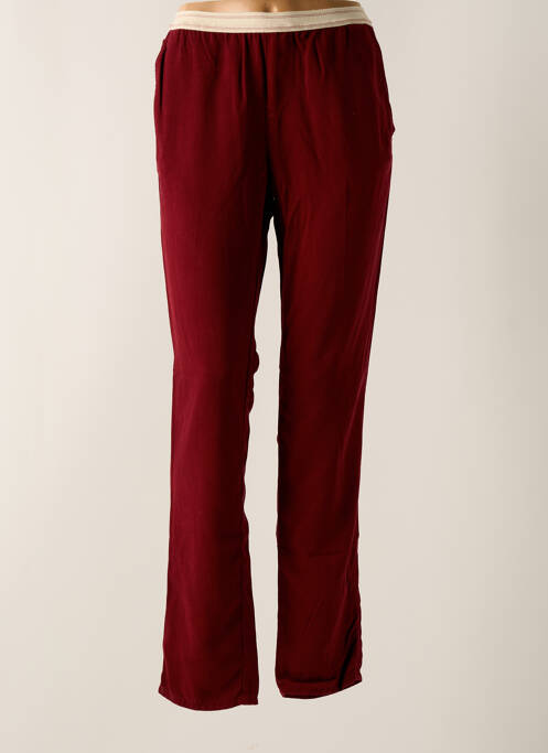 Pantalon droit rouge CHLOÉ STORA pour femme