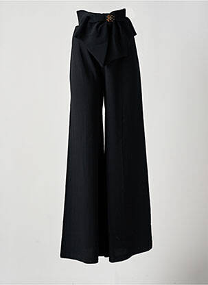 Pantalon flare taille élastique noir ELISABETTA FRANCHI femme