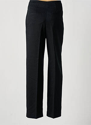 Pantalon droit tissage crêpe taille haute noir BY MALENE BIRGER femme