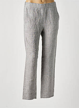 Pantalon 7/8 taille élastique taille normale gris DIEGA femme