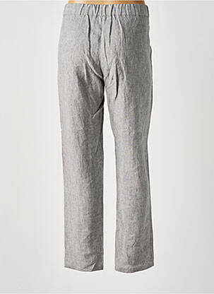 Pantalon 7/8 taille élastique taille normale gris DIEGA femme