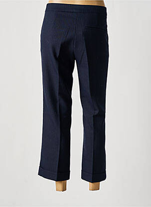 Pantalon 7/8 taille à pinces taille normale bleu ESSENTIEL ANTWERP femme