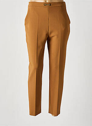 Pantalon chino poches taille haute marron ELISABETTA FRANCHI femme