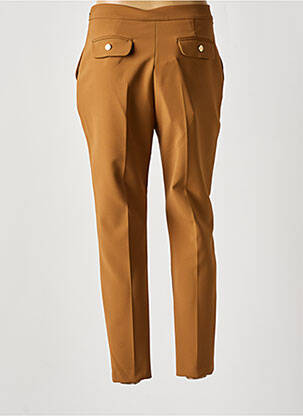 Pantalon chino poches taille haute marron ELISABETTA FRANCHI femme