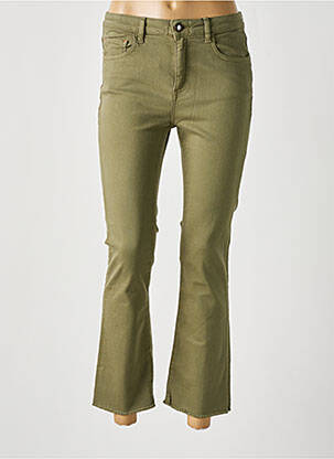 Jeans bootcut taille haute taille haute vert MAYJUNE femme