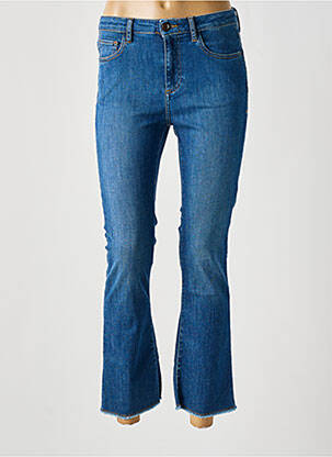 Jeans bootcut taille normale taille normale bleu fonce MAYJUNE femme