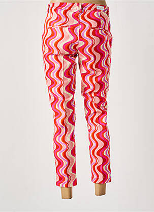 Pantalon chino taille basse taille basse rose MAYJUNE femme
