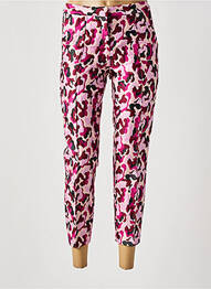 Pantalon chino tissage popeline taille normale violet BY MALENE BIRGER femme