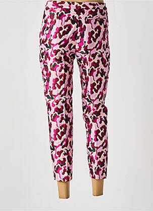 Pantalon chino tissage popeline taille normale violet BY MALENE BIRGER femme